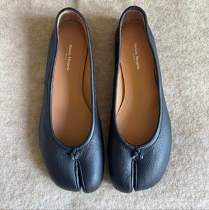 Maison Martin Margiela Black Leather Women's Shoes